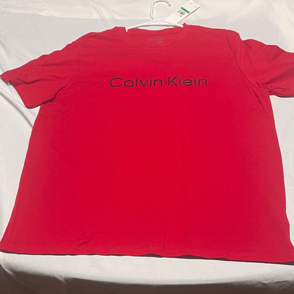 Calvin Klein Vibrant Red Tee